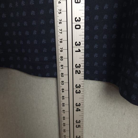 Under Armour Men's Polo Shirt Sz 3XL Short Sleeve AOP Golf Activewear Dark Blue - Picture 7 of 7